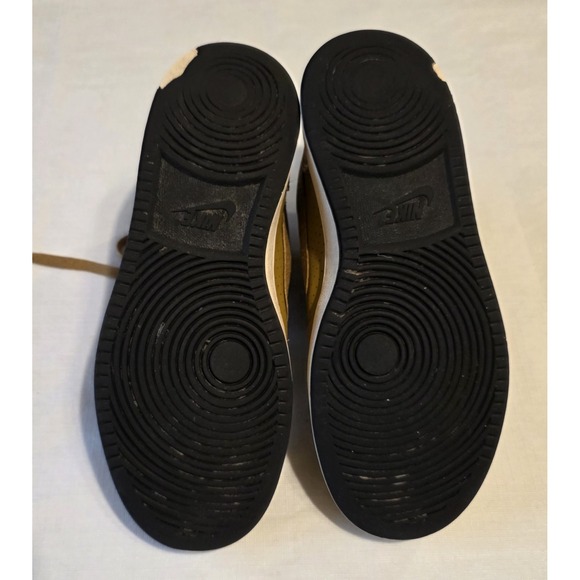 Nike Court Borough Mid GS Youth 6Y Women's 7.5 Sneakers Gold Mustard Basketball - Picture 3 of 10